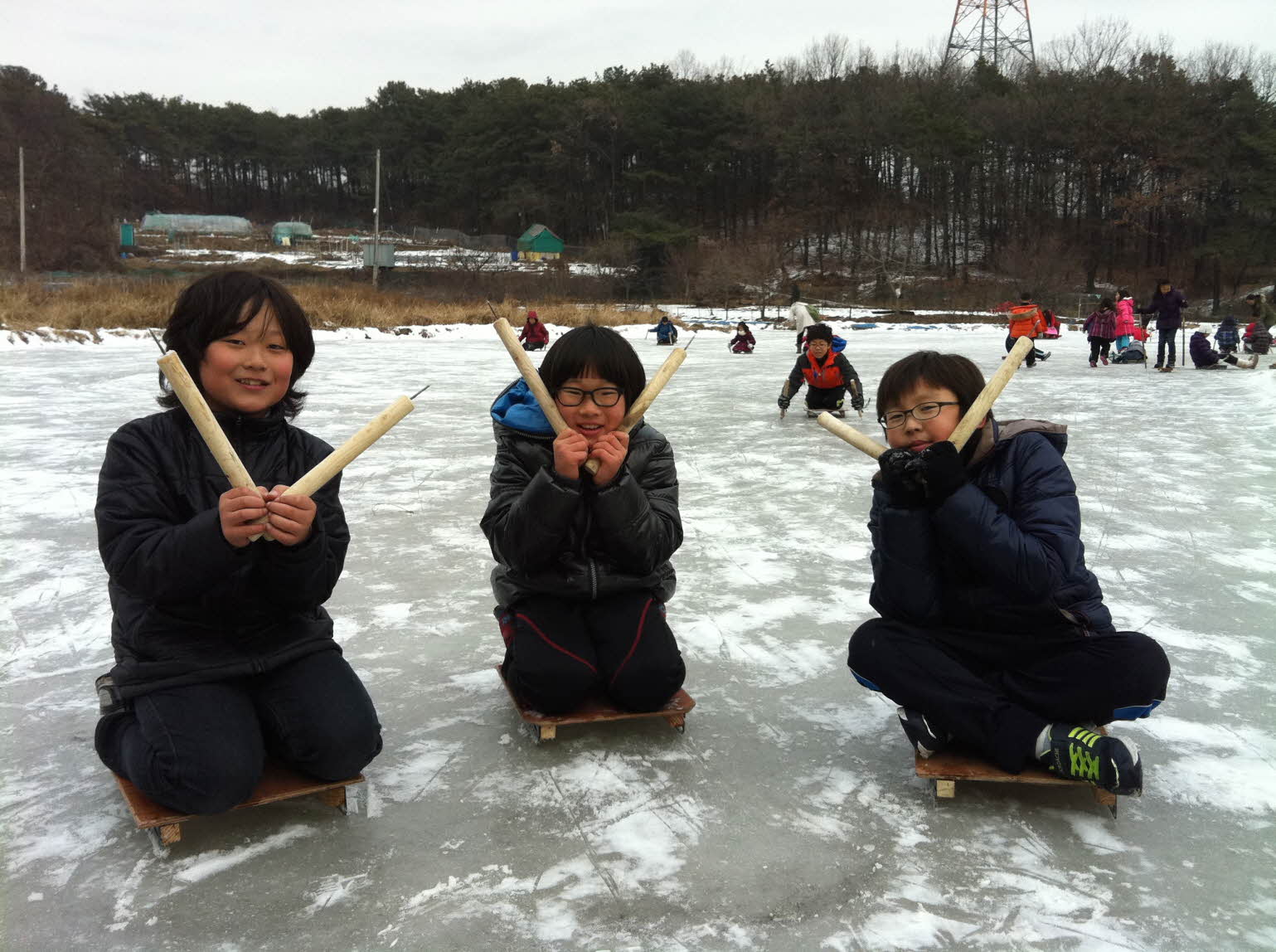 썰매장 개장